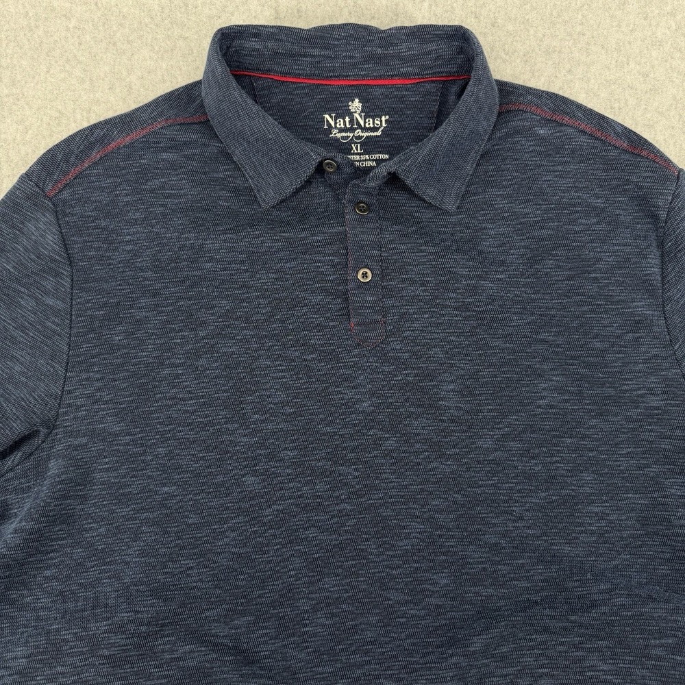 Nat Nast Shirt Mens XL Polo Golf  Outdoor Casual Dad Grandpa Sportcore Luxury